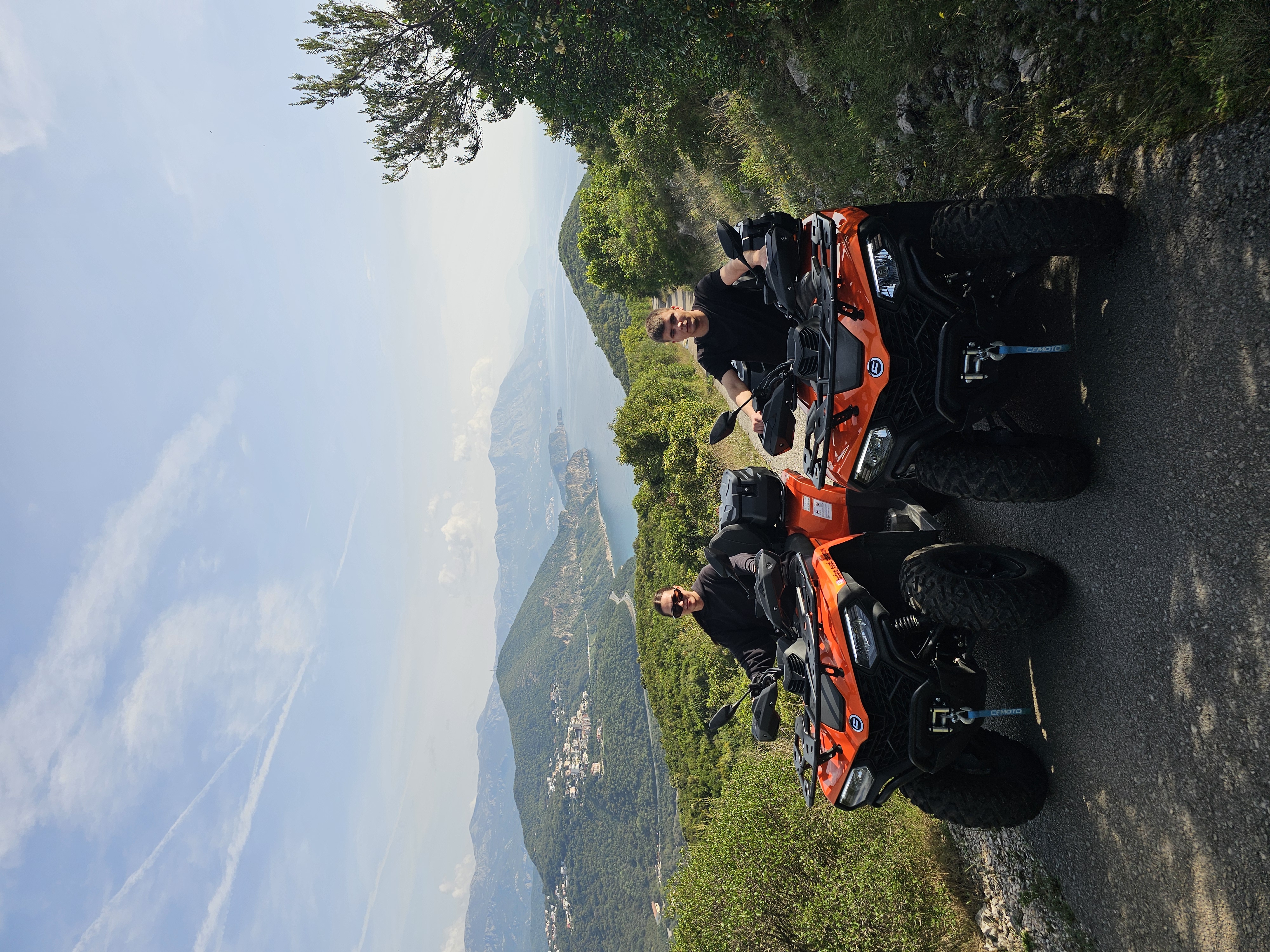 Adventuring through nature trails on an ATV in Budva